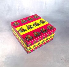 Vintage yellow & pink striped