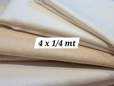 Organic Cotton 4 x 1/4mt craft