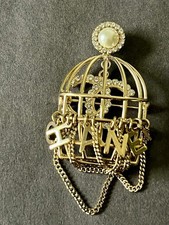 Chanel Birdcage Brooch