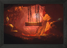 Magical Tree Trunk Framed Wall