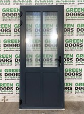 HALF PANEL BACK DOOR ALUMINIUM ANTHRACITE GREY METAL EXTERIOR EXTERNAL NEW ALU