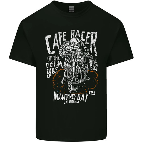 Cafe racer skull motorcycle - racer,