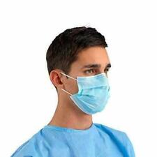 Blue Disposable Surgical Dust Flu Protector Face Masks Looped Ears 3 PLY
