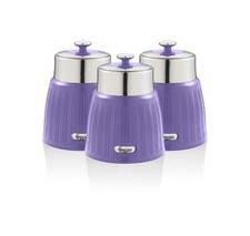 Tea Coffee Sugar Bread Bin Set