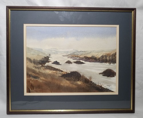 Scottish landscape watercolour - landscape,