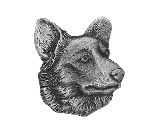 Welsh corgi dog pewter - corgi,