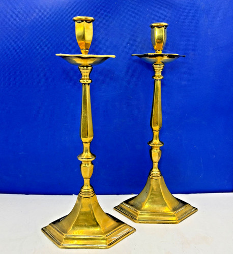 Candlesticks old brass vintage - old,