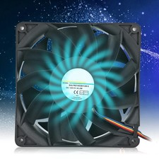 12V CPU Cooler Heat Sink Cooling Fan 4Pin 14cm 43.2W 6500RPM For Computer XAT