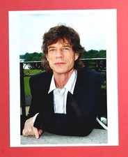 MIKE JAGGER / ROLLING STONES - ORIGINAL 10" x 8" COLOUR GLOSSY PHOTO