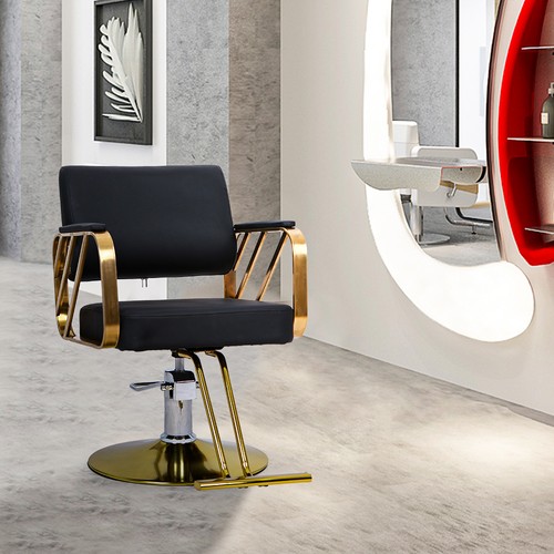 Luxury swivel barber chair - barber,