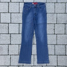 00s Ecko Red Denim Jeans Y2K Vintage Blue Mid Wash Embroidered Women’s W28