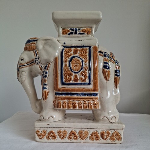 Ceramic elephant trunk - elephant,