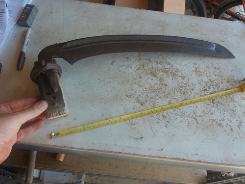 Antique grim reaper scythe - grim,