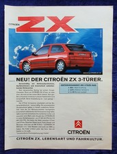 1993 Citroen ZX 16V, 3dr, Original Advertising