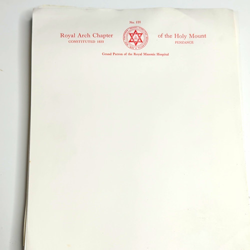 Royal arch masonic - holy, mount