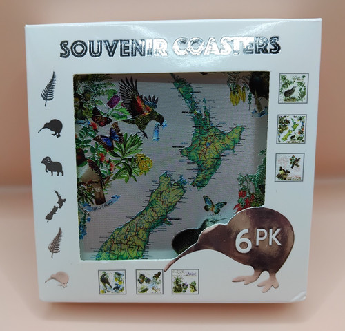 Drinks coasters set 6 - set,