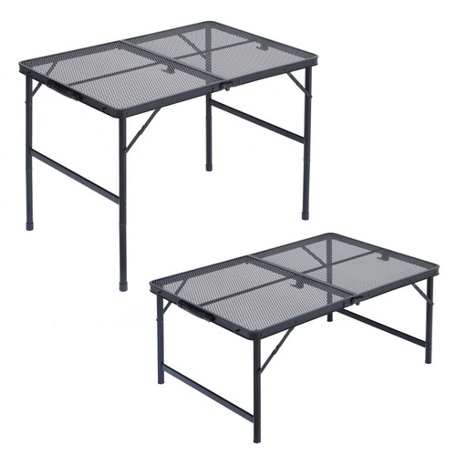 Heavy duty steel mesh table - duty,