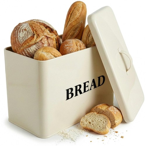 Bread bin vintage - bread, tin