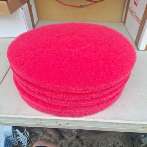 Red floor polish - red, 16"