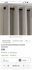 Dunelm Luna Brushed Dove Grey