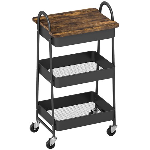 Tier kitchen storage trolley - tier,