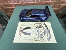 Lotus Sport Elise Blue   1/10 Scale RC Touring Car Body Shell With Stickers