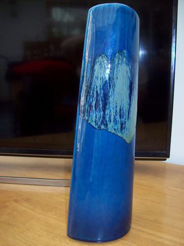 Tall blue green poole - 13", &