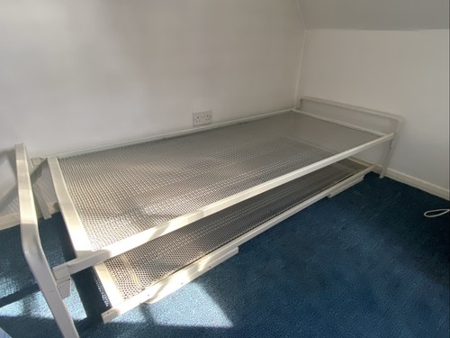 Single bed frame with - bed, trundle