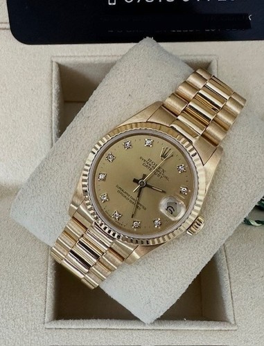 Rolex 18k gold midsize - rolex,