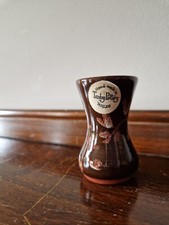 Tenby Pottery Wales small vase floral handmade vintage retro