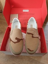 Hunter Original Cnv Plimsoll Desert Camo Size 4 New in Box