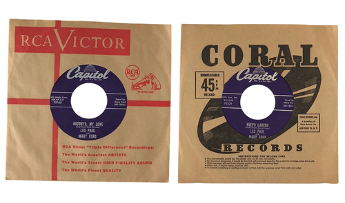 Les paul records vinyl 45 - paul,