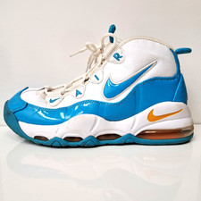 Nike Air Max Uptempo 95 Blue Fury White Sneakers Shoes Size 7.5
