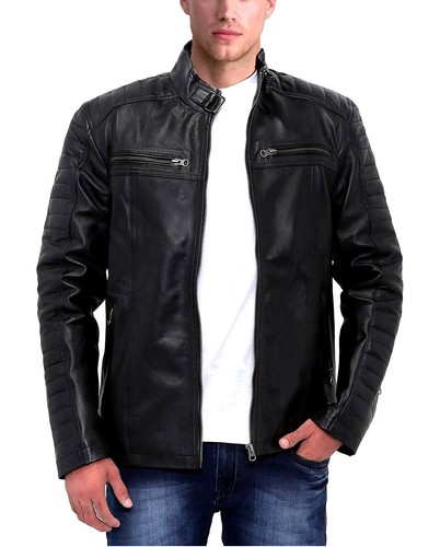 Mens black brown genuine - black,