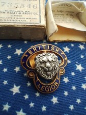 VTG British Legion Enamel Badge (A348)