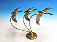 Vintage Solid Brass Three