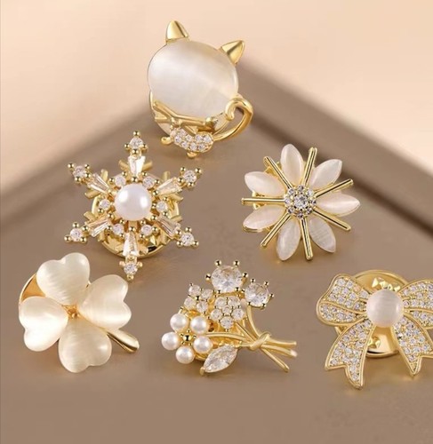 6pcs tiny detachable - tiny, brooch