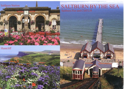 Saltburn cliff railway - cliff,