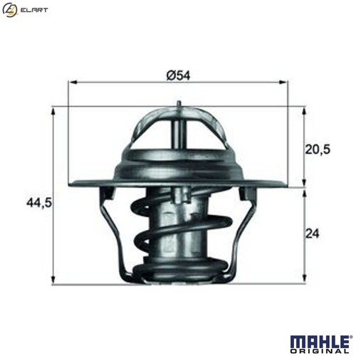 Thermostat coolant 83d - coolant, 4