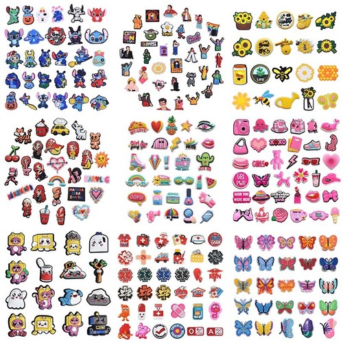 100pcs random cartoon - 20-100pcs,