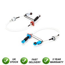 FORD TRANSIT MK6 2000-2006 2.0 FWD DIESEL GEAR SELECTOR CABLES PAIR GREY BLUE