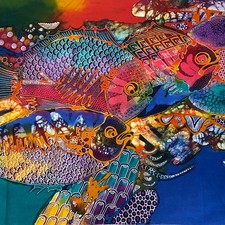 Beautiful Batik 3 Fishes