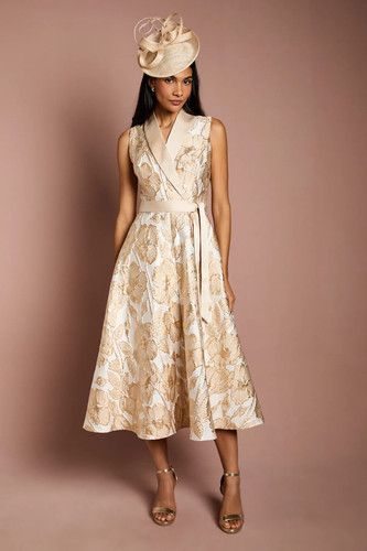 Coast champagne fit flare - fit,