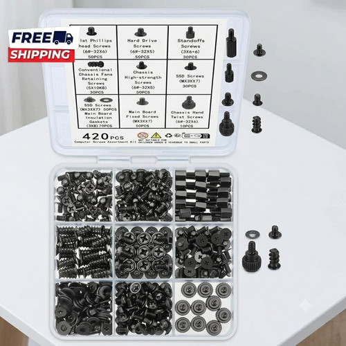 420pcs computer screws kit - 420pcs,