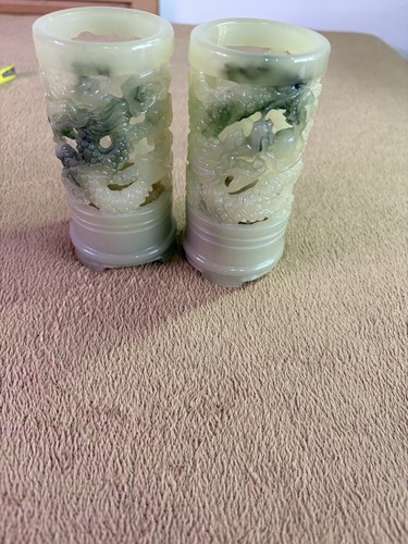 Handcarved chinese faux jade - faux,