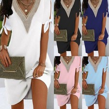 Summer V Neck Holiday Mini