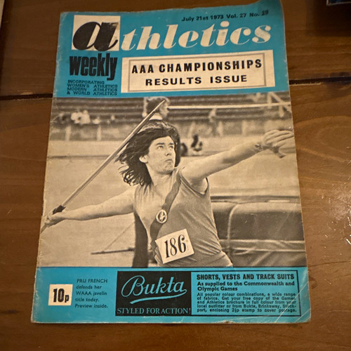Athletics weekly results issue - weekly,