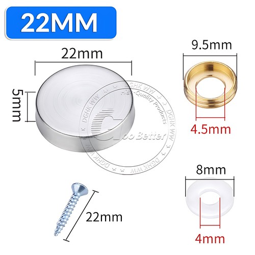 Mirror screws cap screw - cap,