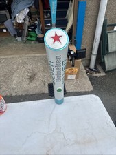 Heineken Silver Beer Pump Lager Font With Drip tray & Flow Control