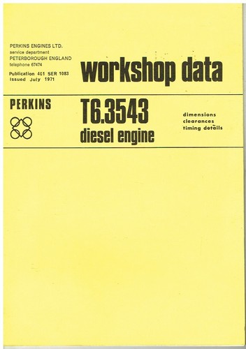 Perkins 3543 diesel eng - t6.3543,